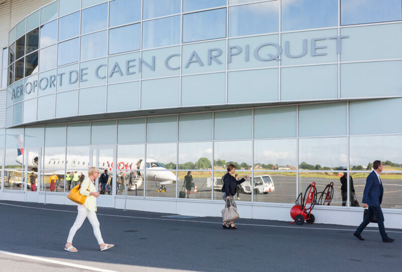 Façade de l’aéroport de Caen