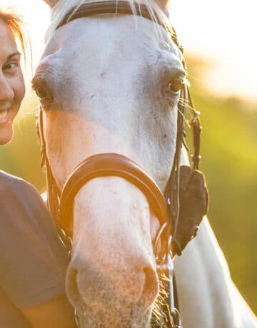 Une femme et son cheval