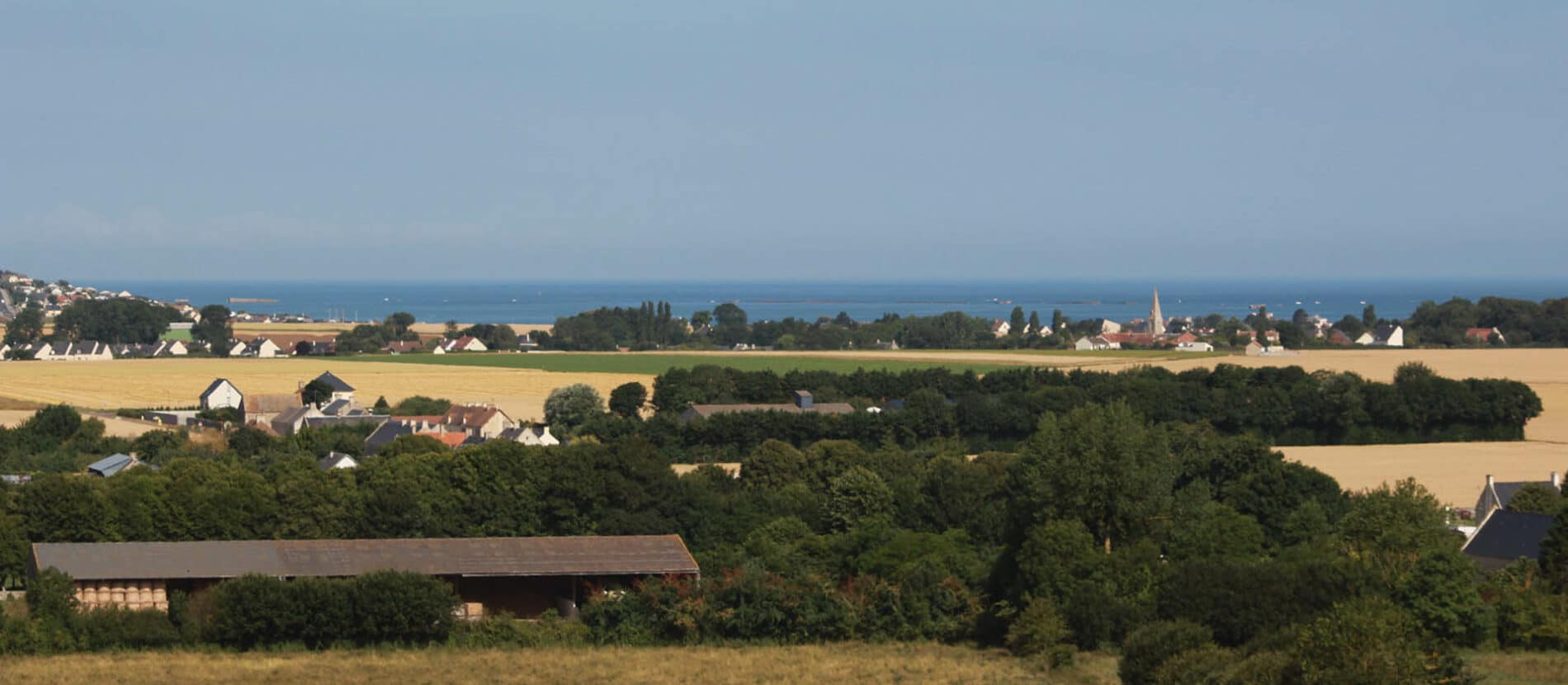 Champs dans le Calvados