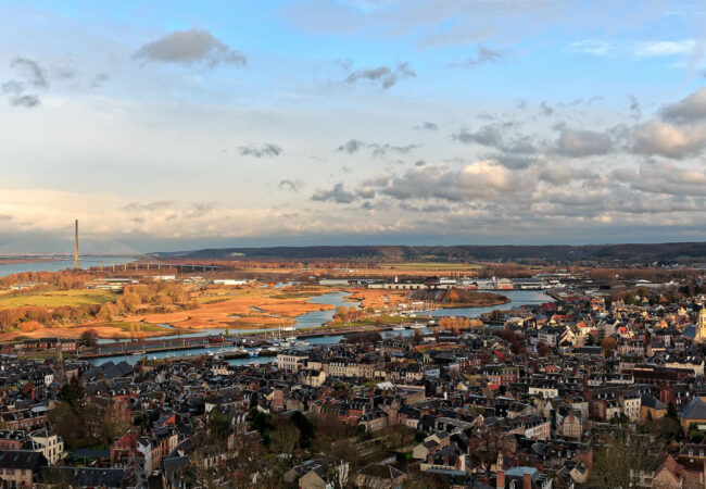 Vue depuis la cote de Grace à Honfleur