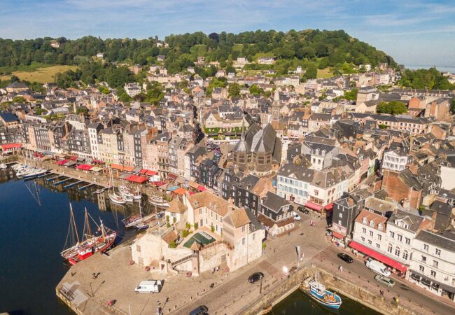 Honfleur vue du ciel