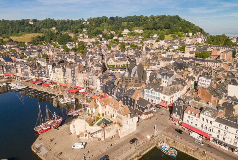 Honfleur vue du ciel