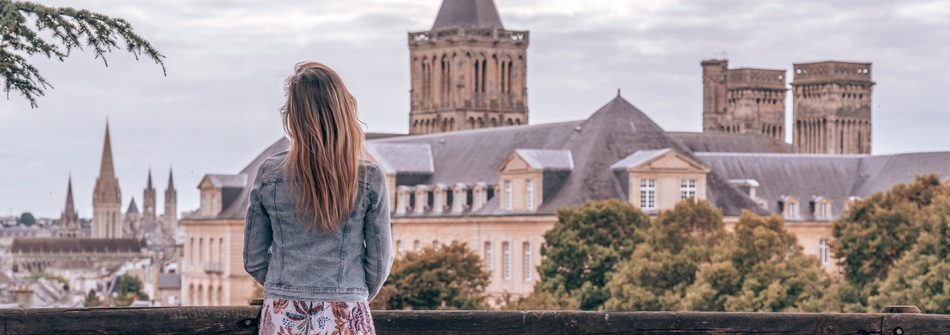 Vue Sur Caen Depuis L Abbaye Aux Dames