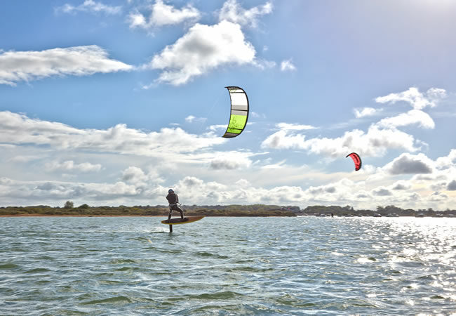 Pratique du Kitesurf